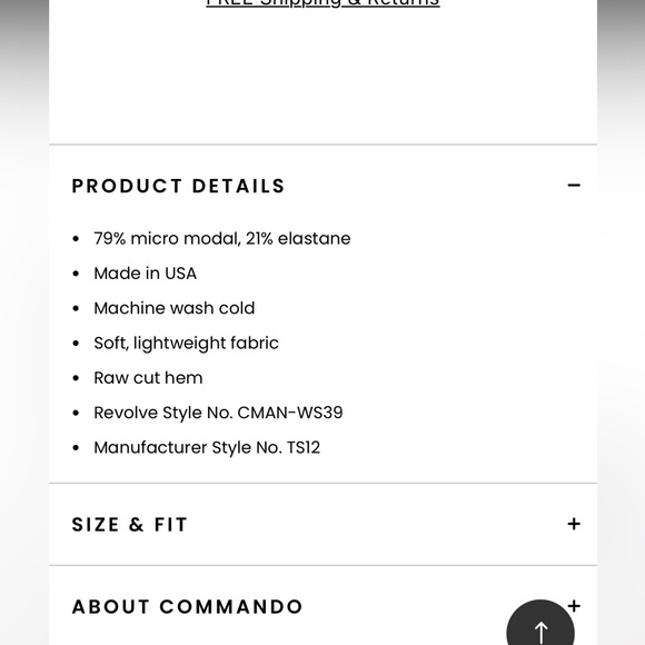 Commando Butter Cropped Tee - Picture 5 of 5